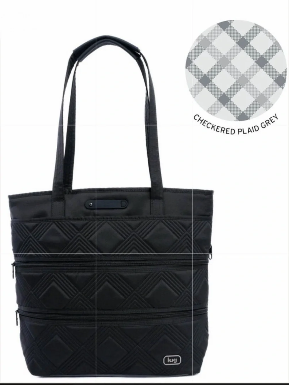 Lug Legacy Collection Taxi Tote Bag Brushed Black